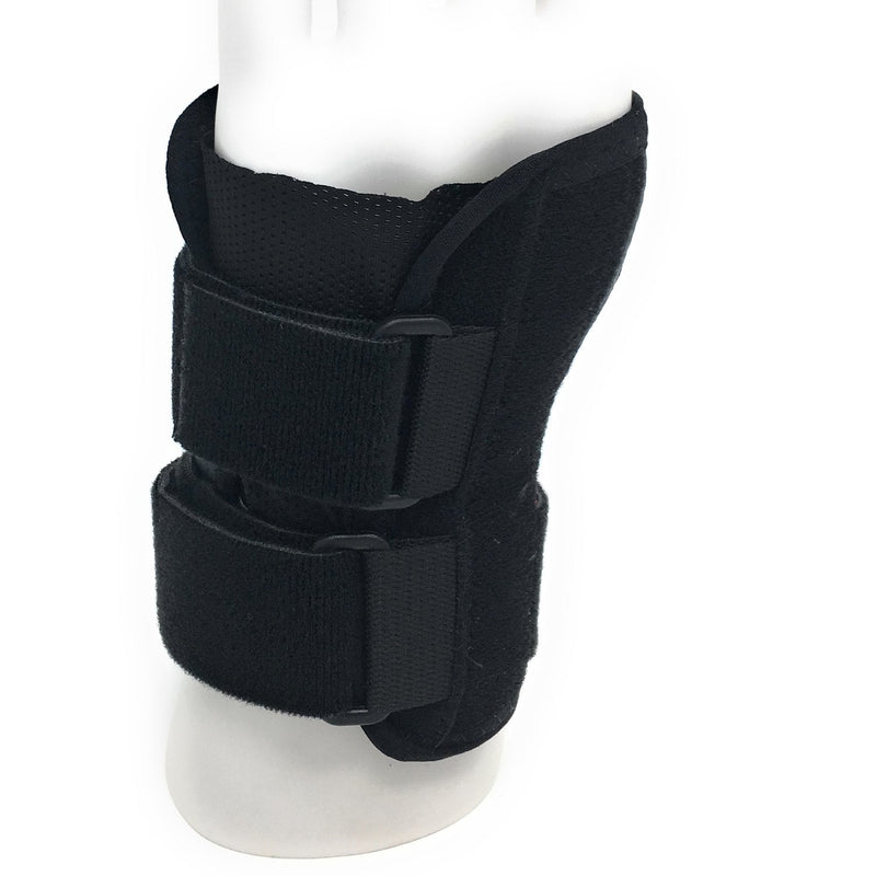 Champion Wrist Splint, Universal Fit, Maximum Support, Airmesh Fabric, Black, Large (Left Hand)