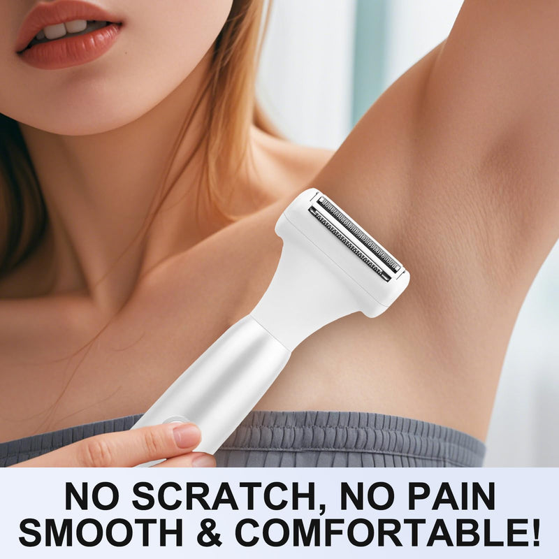 [Australia] - 5 in 1 Bikini Trimmer for Women - Electric Razors for Women, Cordless Rechargeable Electric Shaver, IPX7 Waterproof Wet Dry Lady Body Hair Remover for Face Nose Eyebrow Arm Leg Pubic Armpit Bikini 