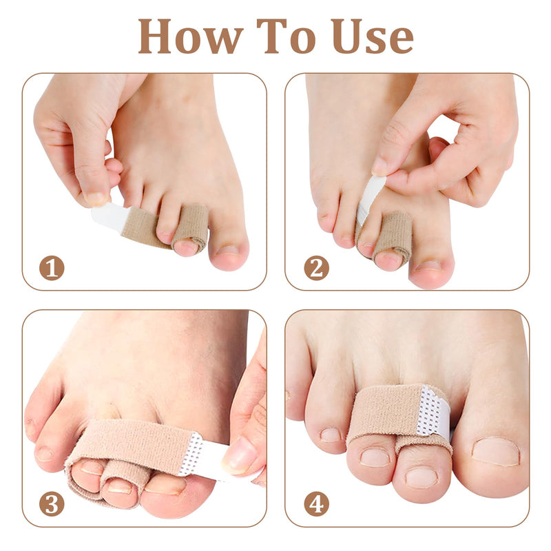 [Australia] - Hammer toe correction, pack of 15 hammer toe pads, toe splint, hammer toe, hammer toe splint, suitable for correcting hammer toes, curved toes, overlapping toes 