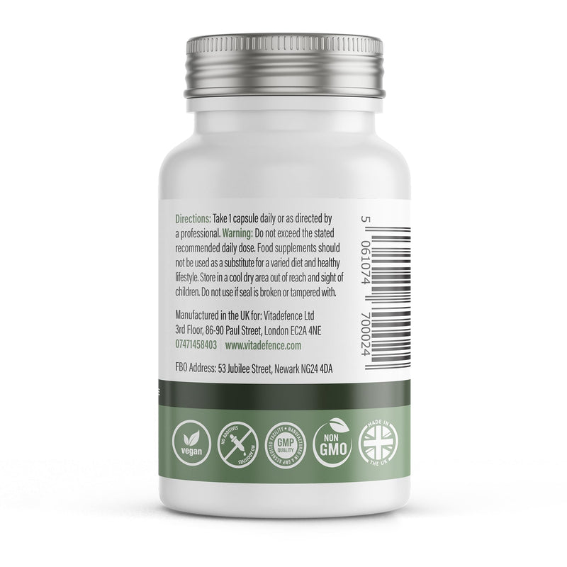 MSM & Vitamin C 600mg – Joint Support & Collagen Booster – 120 Vegan Capsules – UK Made – Vitadefence