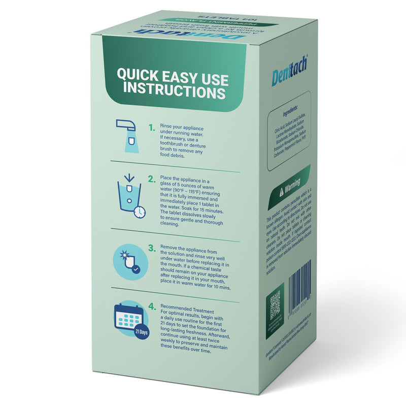 [Australia] - Retainer Cleaner Tablets, Invisalign Cleaner, Retainer Cleanser and Defogger, Denture Cleaning Tablets, Deep Clean Invisalign, Retainers, Dentures, Aligners, Night Guard, 5 Month Supply Pack of 1 