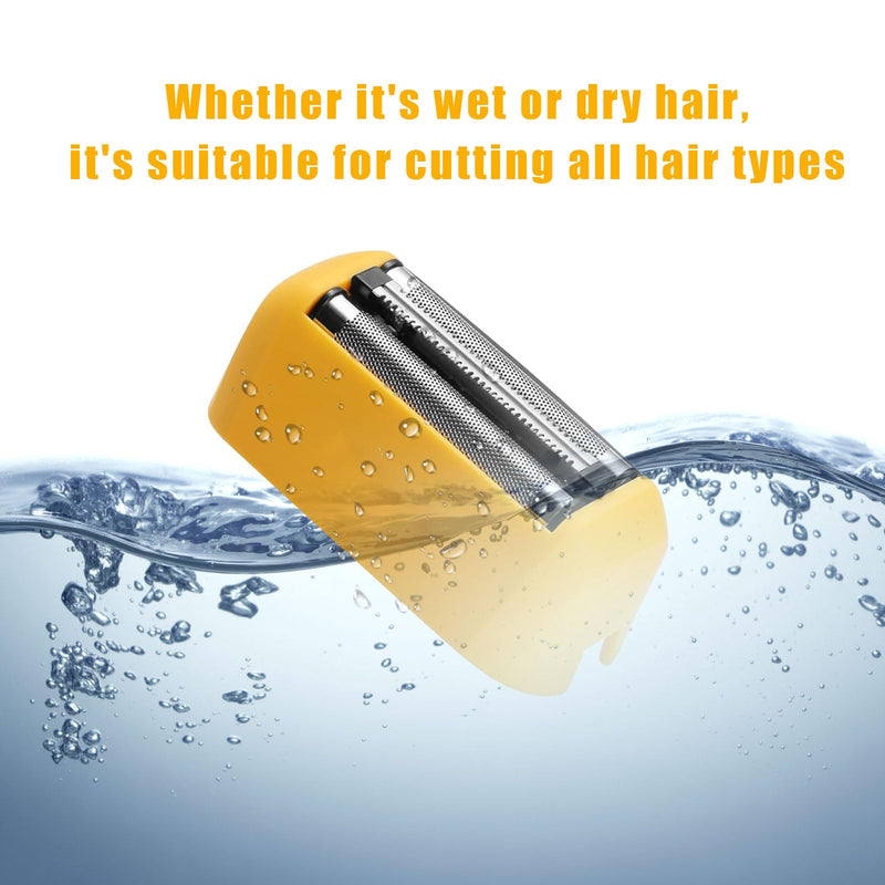 [Australia] - Yellow Shaver Replacement Foils, Cutters and Head Compatible with Wahl 7061 Series- Model 7045-100, 2 Packs 