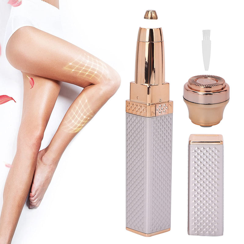 [Australia] - Hair Removal for Women, 2 In1 Eyebrow Epilator Eyebrow Trimmer Body Hair Groomers Electric Hair Remover for Eye Brows Hair Removal Lip Hair Shaver Hair Removal Device 