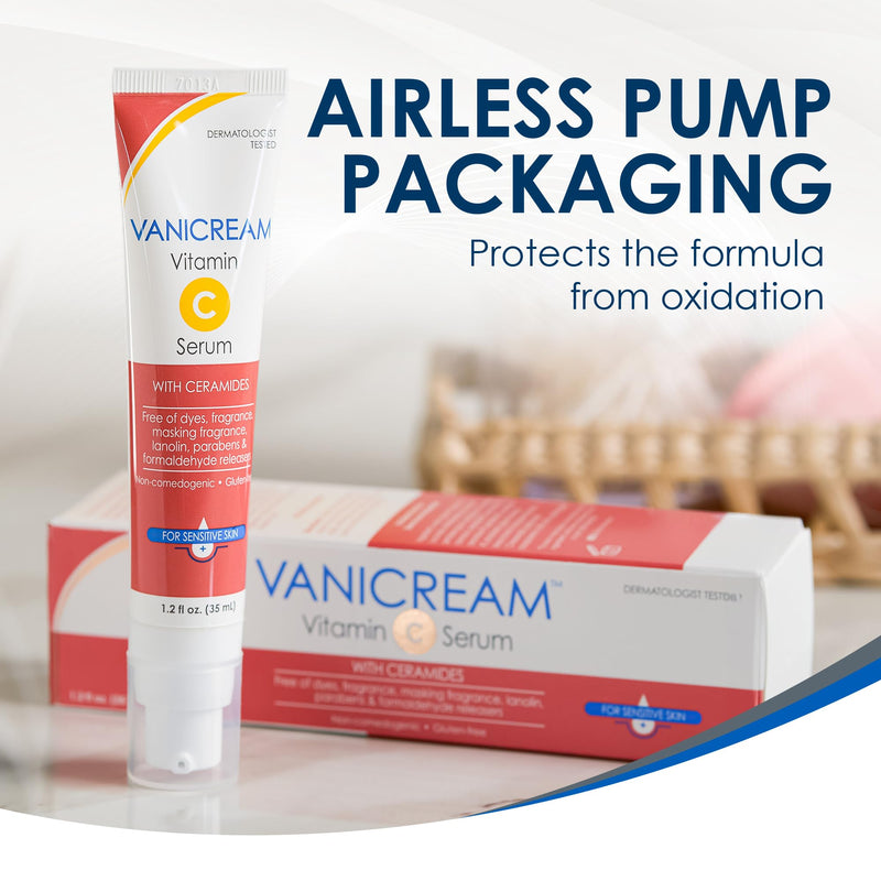 Vanicream Vitamin C Serum, 1.2 Fl Oz, Formulated without Common Irritants for Sensitive Skin, Milky and Lightweight, Boosts Glow, Dermatologist-Tested 1.2 Fl Oz (Pack of 1)