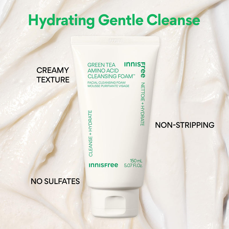 [Australia] - innisfree Hydration Heroes with Green Tea, Routine Kit with Korean Skincare Serum, Cleanser, Toner, and Cream (Packaging May Vary) 