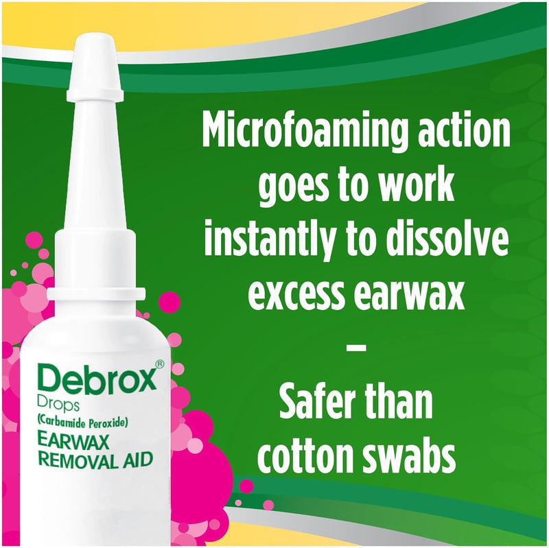 [Australia] - Debrox Ear Wax Removal Kit - Includes Bulb Syringe and 0.5 Fl Oz Removal Drops for Cleaning Ears (Pack of 2) Pack of 2 