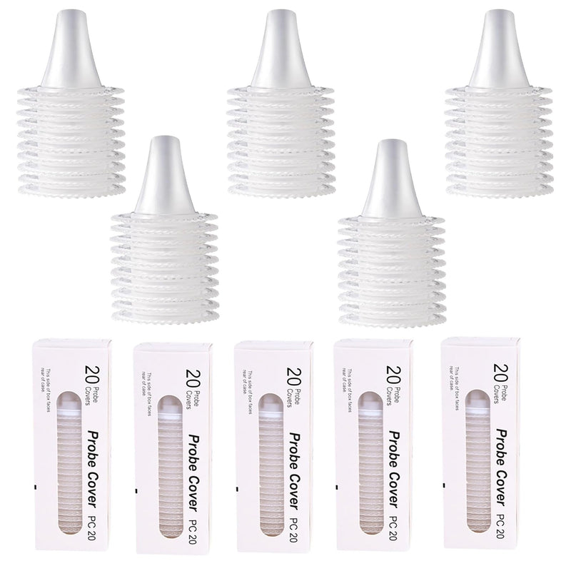 [Australia] - EUZUXU Pack of 100 Braun clinical thermometer protective caps, disposable covers, ear thermometer replacement protective caps, replacement protective caps, protective caps for Braun ear thermometers 