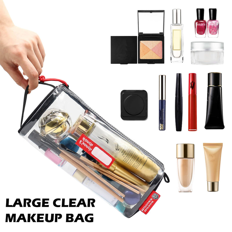 Rough Enough Clear Toiletry Bag For Toiletries Accessories