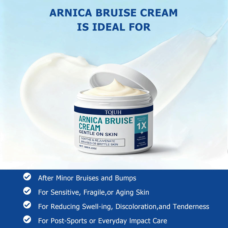 Arnica Bruise Cream Extra Strength,Fast-Acting for Bruising & Swelling on Thin Skin - Advanced Formula with Arnica Montana Vitamin K C & E - Soothing Hydrating for Face and Body 1pcs