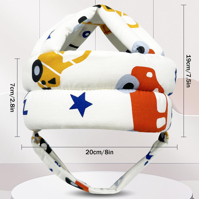 [Australia] - Baby Head Protector for Crawling Walking, Baby Helmet Adjustable No Bumps and Soft Cushion, Infant Safety Cap for Kid Learning to Walk Style K 