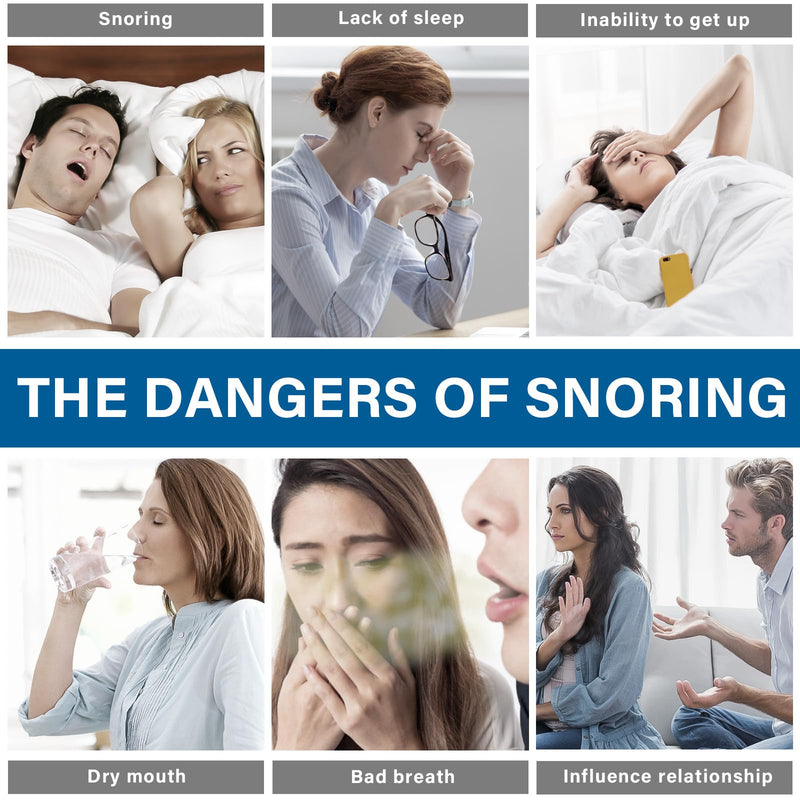 [Australia] - Snoring Stopper, Anti-Snoring Mouthpiece, Effective Snoring Stopper Bite Splints, Adjustable Grinding Splint for Night for Men and Women, Anti Snoring Splint Prevent Bruxism & Snore 1 Count (Snoring Stopper) 