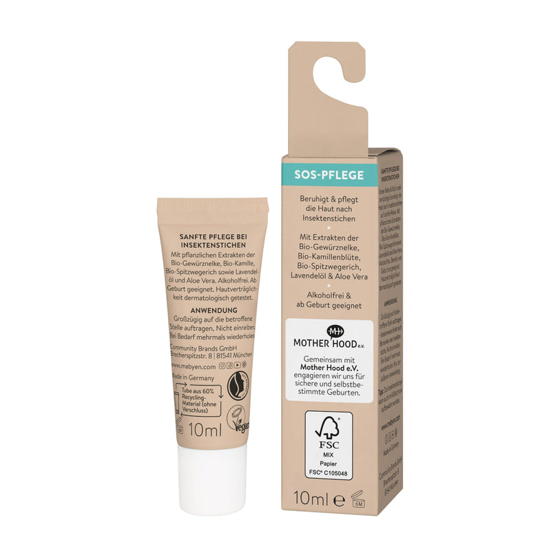 [Australia] - MABYEN Baby & Kids Insect Bite Gel Set (2x10ml) | nourishes, cools and soothes after the bite - certified natural cosmetics, vegan, alcohol-free - suitable from birth - made from plant extracts 