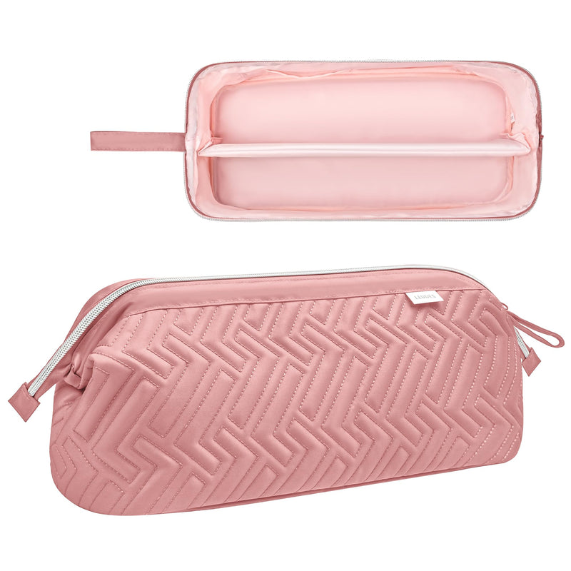 [Australia] - Leudes Hair Tools Travel Bag for Shark Flexstyle Carrying Case Portable Shark Hair Air Wrap Dryer Case Waterproof Dustproof Flat Curling Iron Travel Organizer (Dark Pink) 467.17 cubic inches Dark Pink 