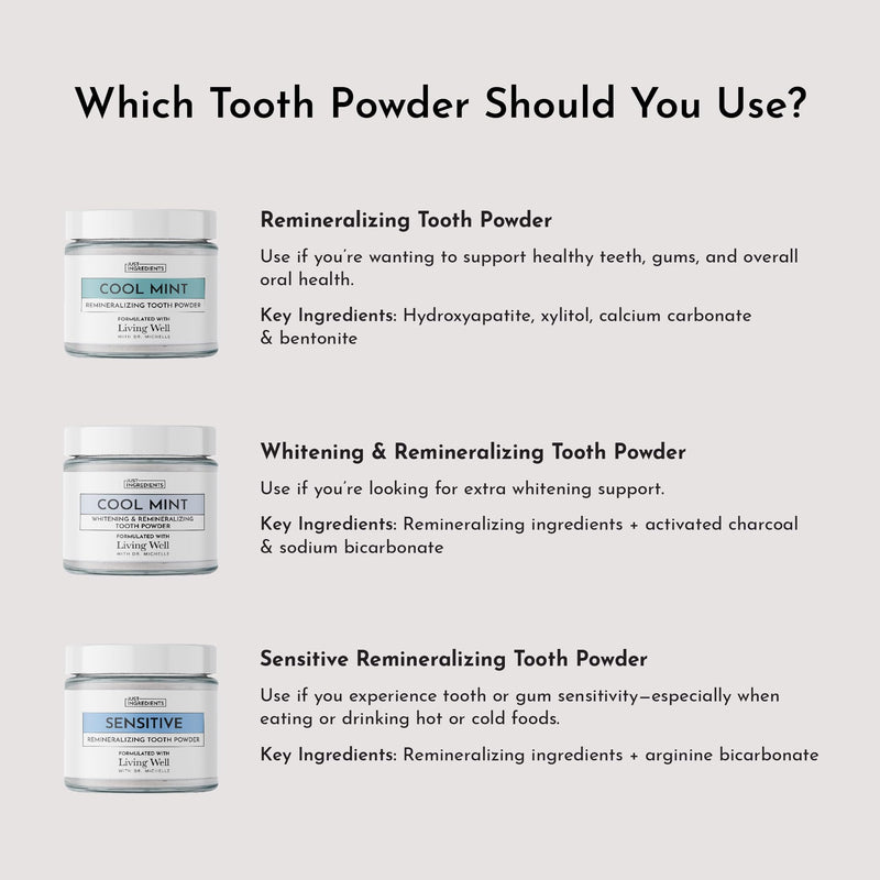 [Australia] - Remineralizing Tooth Powder – Fluoride-Free Oral Care – Gently Cleans & Whitens – Supports Strong Teeth & Fresh Breath – Vegan, Non-GMO (Regular, Sensitive) 1 Ounce (Pack of 1) 