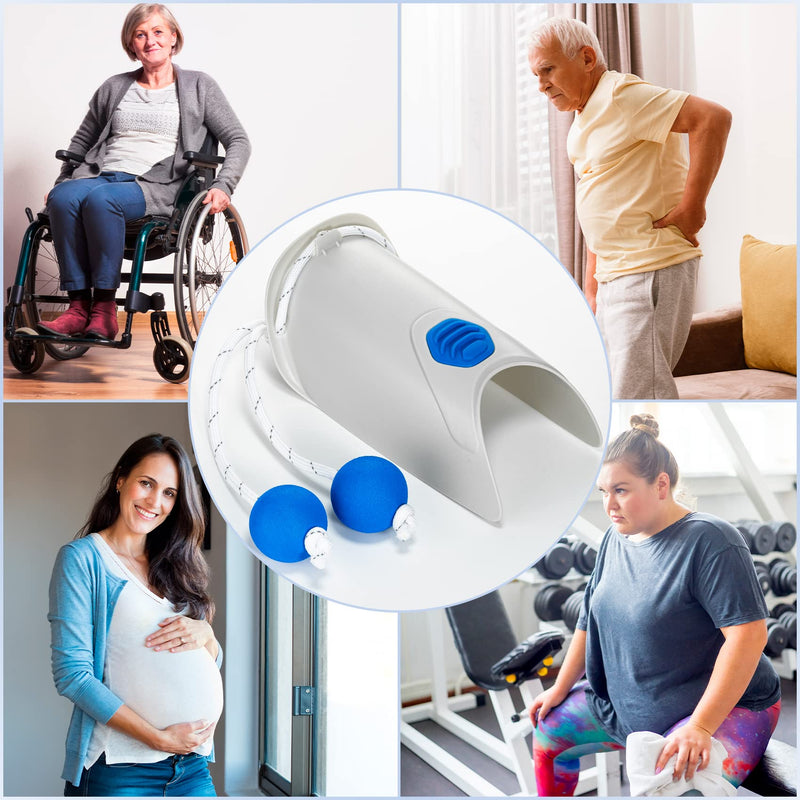 [Australia] - Sock Aid - Socks Helper with Adjustable Cords, Easy on Sock Aid Tool with Ergonomic Soft Foam Round Handles for Elderly, Disabled, Pregnant, Diabetics-Sock Helper Aide Tool 1pack 
