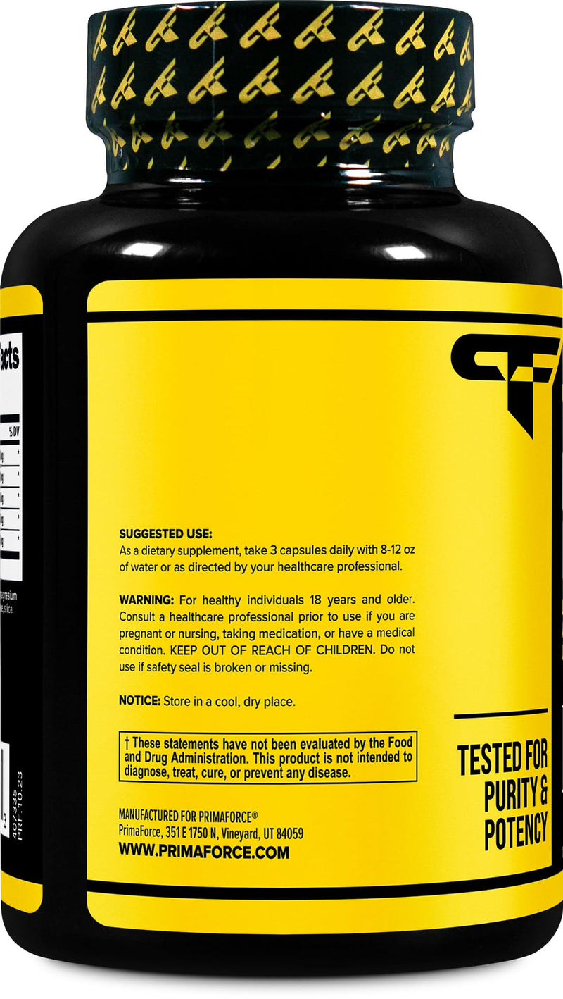 [Australia] - Primaforce Nitric Oxide Booster (2,250mg, 120 Capsules) - 40 Servings of Our Nitric Oxide Boosting Blend for Pre-Workout and Post-Workout 