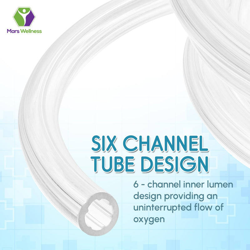 [Australia] - Mars Wellness Oxygen Tubing - Premium Clear Crush Resistant Oxygen Tubes - 25 Foot - 3 Tubes 25 Foot (Pack of 3) 