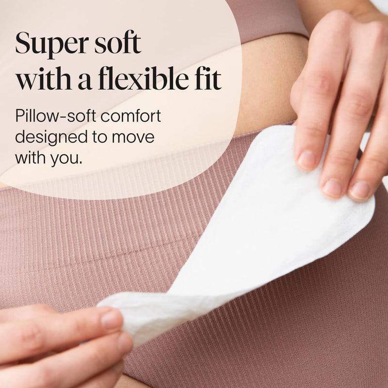 [Australia] - Cora Period Regular Liners | 100% Organic Cotton Topsheet | Ultra Thin, Quick Absorbency | Hypoallergenic | Dermatologically Tested | Unscented, No Wings (42 Liners) 42 Count 