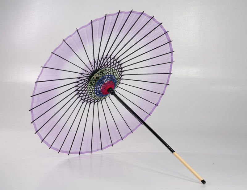 Silk Umbrella demitint Dancing props Stage Umbrella handle detachable Purple demitint