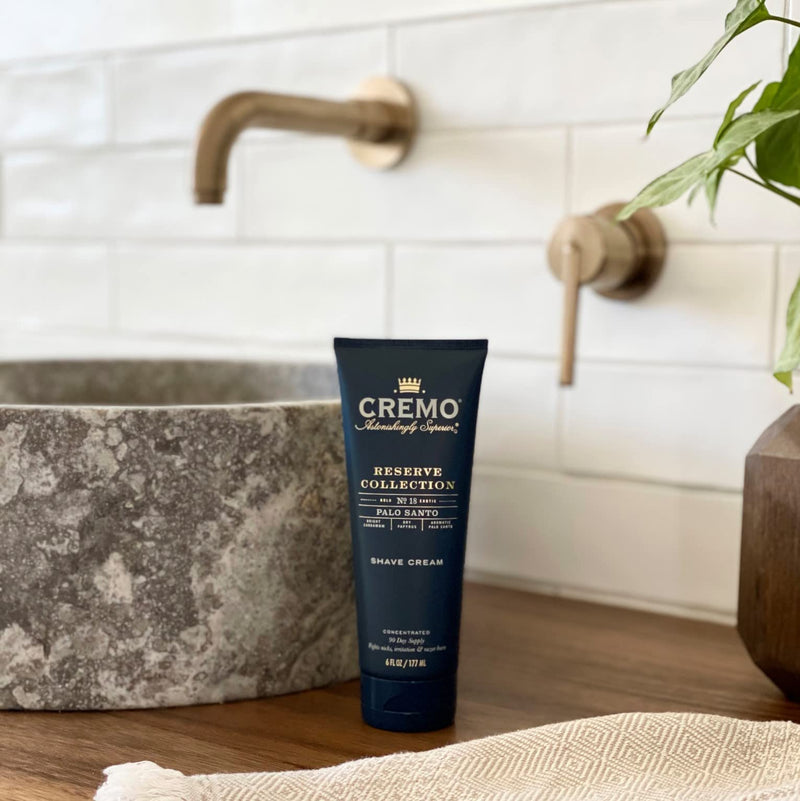 [Australia] - CREMO - Reserve Collection Palo Santo Shaving Foam For Men | Combats irritation | 177ml 