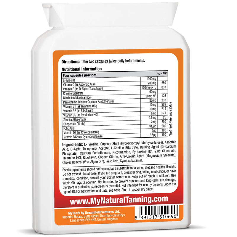 Boost Tanning Tablets | 100 Sun Tan Pills | All Natural Tanning Pills | Tanning Accelerator | Tan Booster