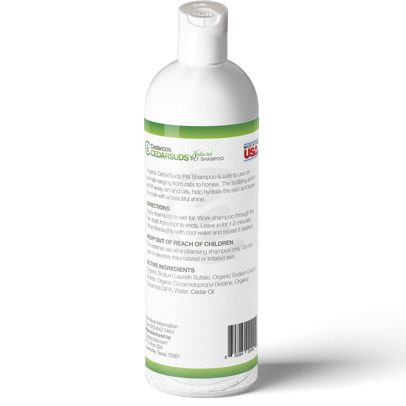 Cedar Suds Pet Shampoo Original Cedar Scent (Pint (16oz)) - PawsPlanet Australia