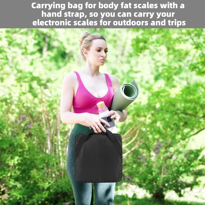 Carrying Bag for Body Composition Monitor Scale, Digital Bathroom Scale Storage Case, 13.5 x 13.5 IN Travel Carrier Case for Most Smart Scale (Bag Only)