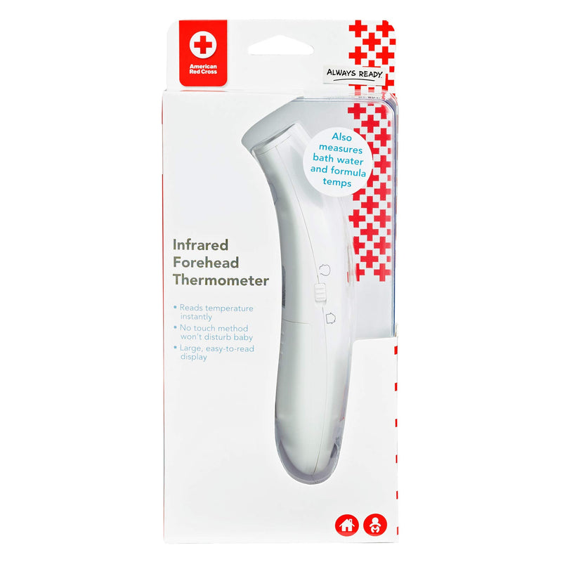 [Australia] - The First Years American Red Cross Digital Infrared Forehead No-Touch Thermometer for Adults and Kids 1 Count (Pack of 1) Forehead Thermometer 