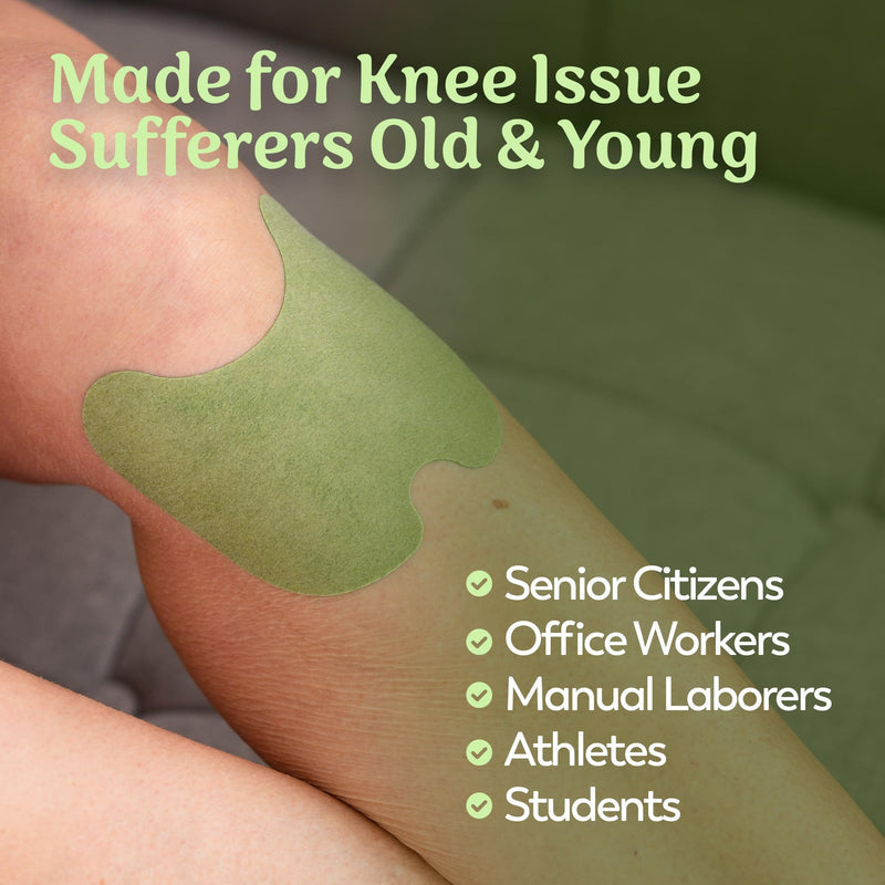 [Australia] - FLexiknee Herbal Knee Patch Set - Natural Wellness Adhesive Patches for Knees - Maximum Strength Warming Relief Pads for Soreness, Swelling, Stiffness, and Joint Discomfort - 1 Pack, 12 Total Patches 