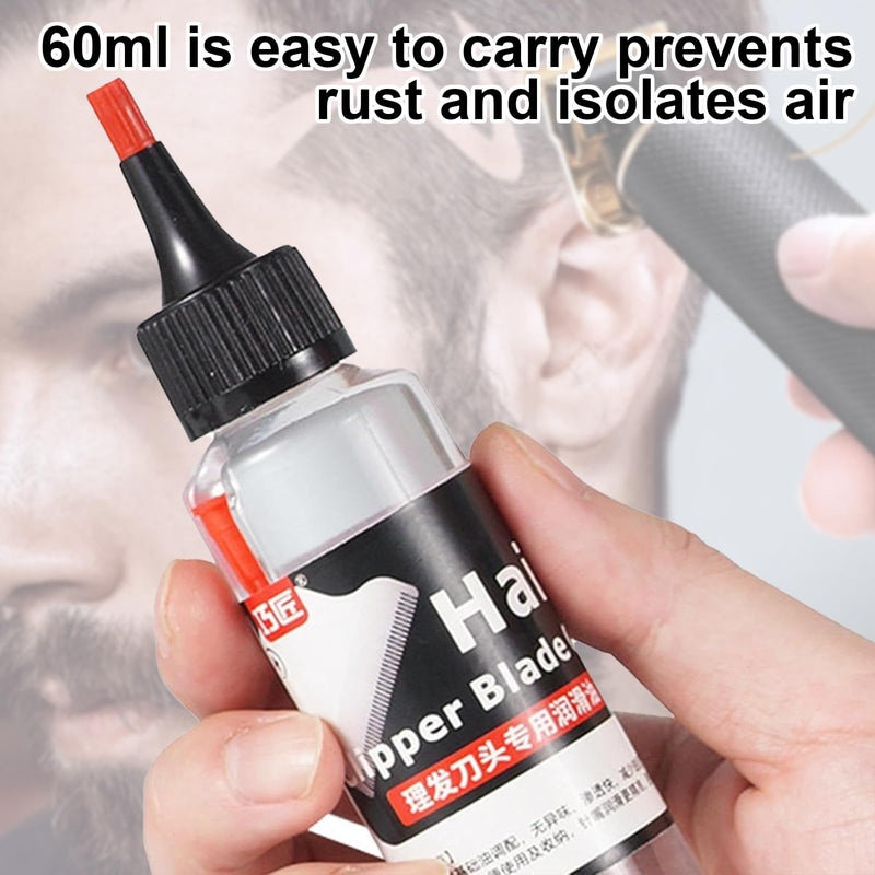 [Australia] - Hair clipper oil 2 pieces shaving head oil shaving head oil for hair clippers hair clipper oil hair clipper oil lubricating oils friction reducing trimming oil (60 ml) 