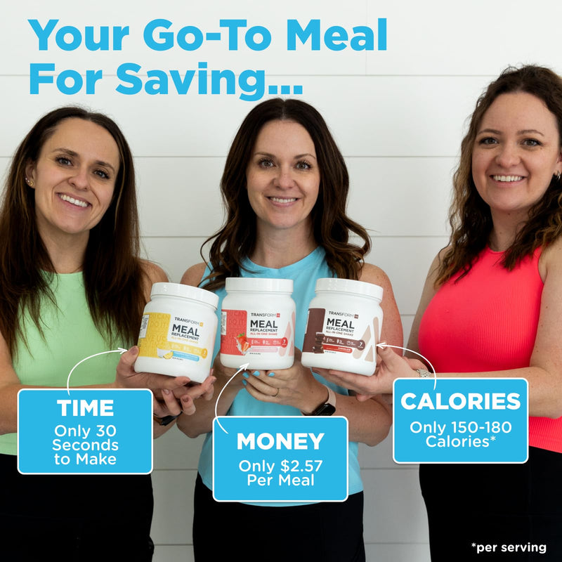[Australia] - TransformHQ Meal Replacement Shake Powder 7 Servings (Strawberry & Cream) - Gluten Free, Non-GMO Strawberry & Cream 7 Servings (Pack of 1) 