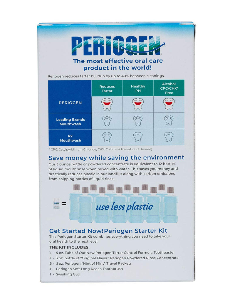 [Australia] - Periogen Oral Care Starter Kit- Clinically Proven to Reduce Tartar Buildup - Get Ready for The Best Dental Checkup Ever! 