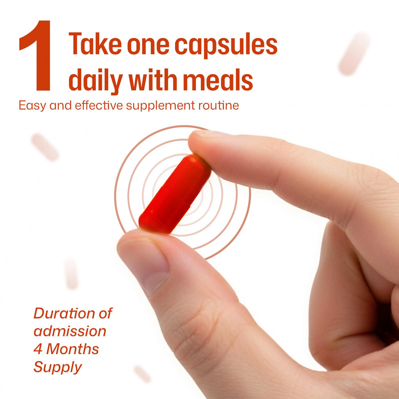 Berberine hcl Dietary Supplement Capsules - Gelatin Free Vegan-Friendly Capsules - 120 Pure High Quality Berberine Capsules