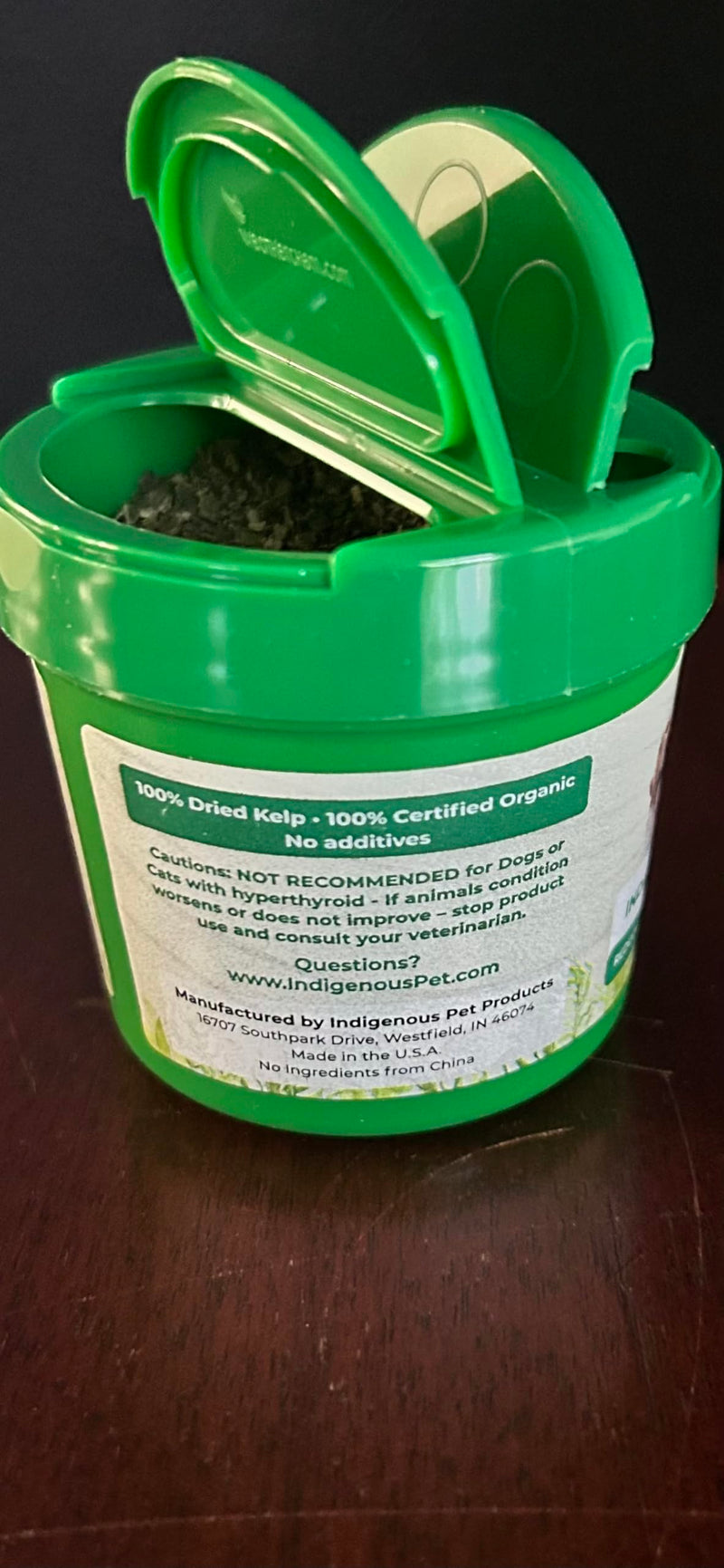 Organic Sea Kelp Flakes for Dogs, 72g/ 2.54oz, Green - PawsPlanet Australia