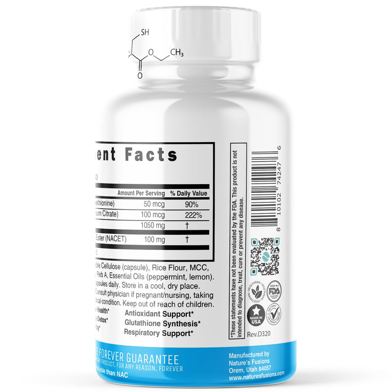 [Australia] - GlyNAC-ET NAC Supplement N-Acetyl Cysteine Ethyl Ester - 20x More Bioavailable Than GlyNAC - Glycine & N-acetylcysteine Ethyl Ester Anti Aging Supplement, Boost Glutathione (60 Capsules) 