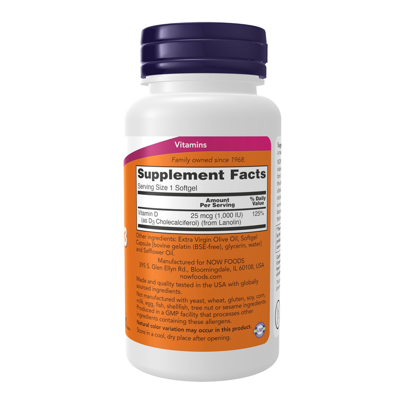 Now Vitamin D-3 1000 IU