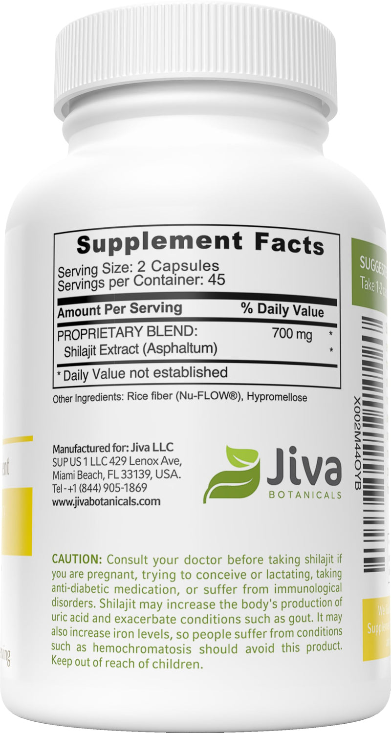 [Australia] - Premium Shilajit Supplement 700 mg - Shilajit Capsules Extract with Minerals, Fulvic/Humic Acid, Shilajit Powder for Immune Support & Nomal Digestion Health - 90 Vegan Capsule 1 Count (Pack of 90) 