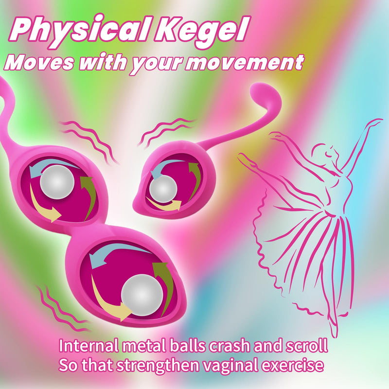 [Australia] - Kegel Tightener Balls: for Vaginal Tightening Ben was Balls for Women Pelvic Floor Muscle Strengthening Kegel Weights Ben Wa Balls Set Kegel Balls Set for Women Tightening Exercise Beginners Advanced 