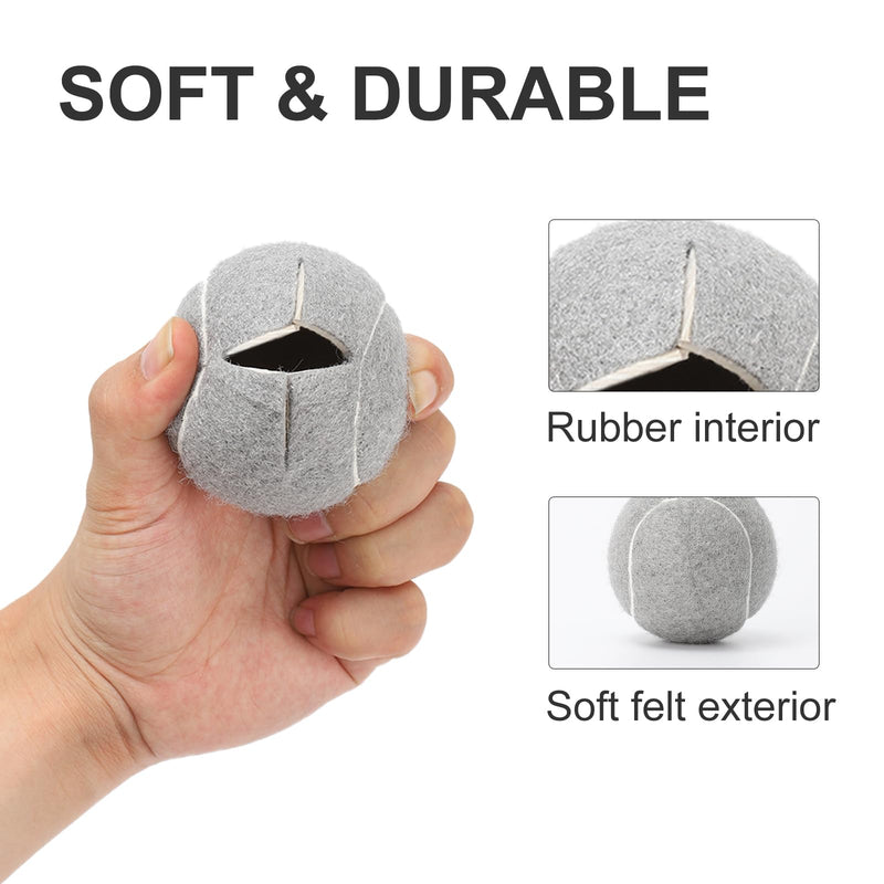 [Australia] - Walker Tennis Balls Precut Tennis Balls for Walkers 4PCS Walkers Legs Universal Precut Glide Balls, Heavy Duty Long Lasting Felt Pad Glide Coverings for Furniture Legs and Floor Protection Blue 