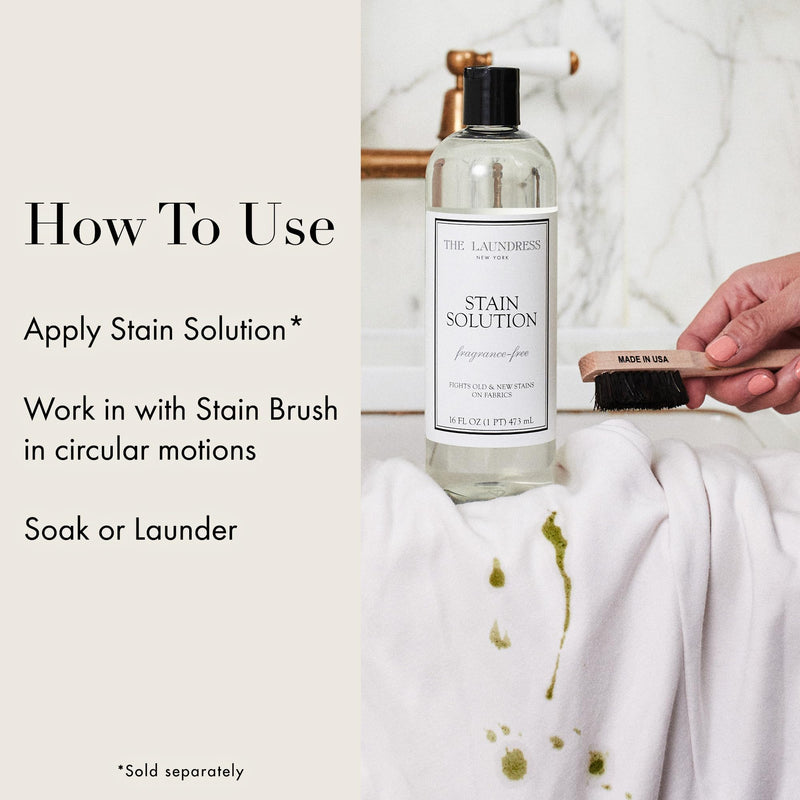 [Australia] - The Laundress Stain Brush, Laundry Brush for Stain Removal, Stain Brush for Clothes, Small Brush for Cleaning Small Spaces, Home Cleaning 1 Count (ACSTBNS001) 