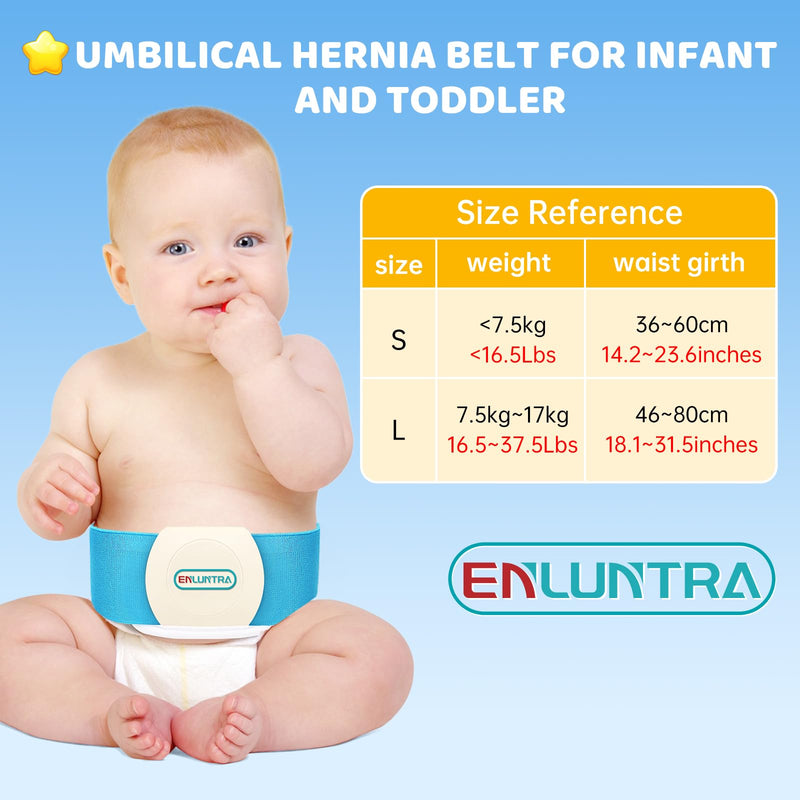 Newborn Adjustable Belly Button Band，Hernia Belt for Baby，Infant Umbilical Hernia Belt Wrap Truss(Movable Pads-Small) Small