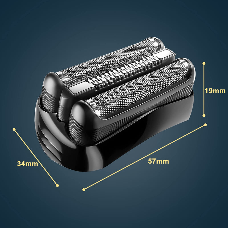 [Australia] - Series 3 shaving head, shaving head series 3 razor men's electric shaver replacement shaving part shaving head replacement part 21B suitable for 3 series 300S/301S/310S/3020S/3030S/3040S/3080S/3050CC/3090CC 