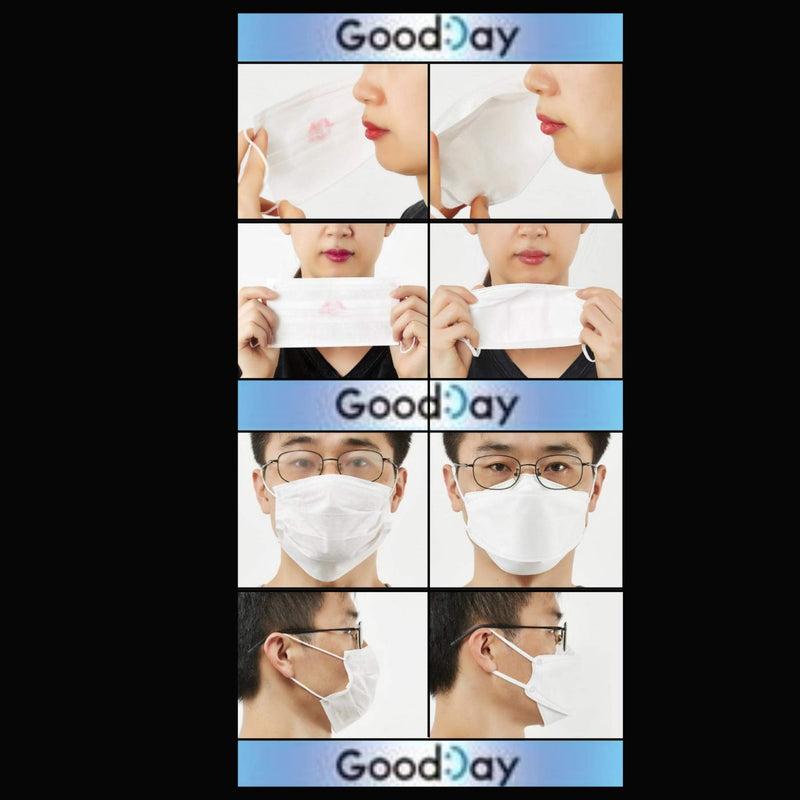 [Australia] - [Happy Life] Premium 3D Black KF94 Face Mask, Good Day, Individual Pack Made in Korea (24) 24 
