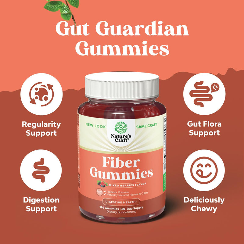[Australia] - Sugar Free Fiber Gummies for Adults - High Fiber Supplement Gummies Vitamins for Adults with Prebiotic Soluble Chicory Root for Immunity and Digestive Support - Non GMO Halal Vegan Kosher Gluten Free 