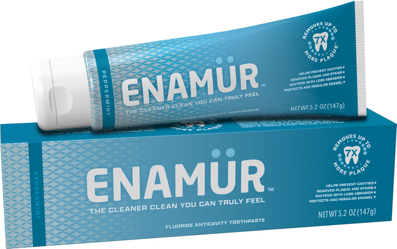 [Australia] - ENAMUR Premium Plaque & Stain Removal Toothpaste - New Launch Special: Plant Fiber Technology Removes 7X More Plaque, Whitens, Protects Enamel, 5.2 oz 