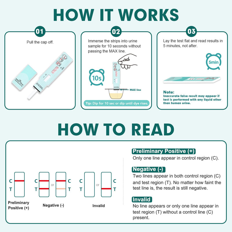 Easy@Home 15 Pack Cocaine(COC) Single Panel Drug Tests Kit - Value Pack COC Screen Urine Drug Test Kit- #EDCO-114 | Instant COC Panel Testing for Home Use, 300 ng/mL Cutt-Off Level Cocaine Test Kit, EDCO-114 15 Count (Pack of 1)