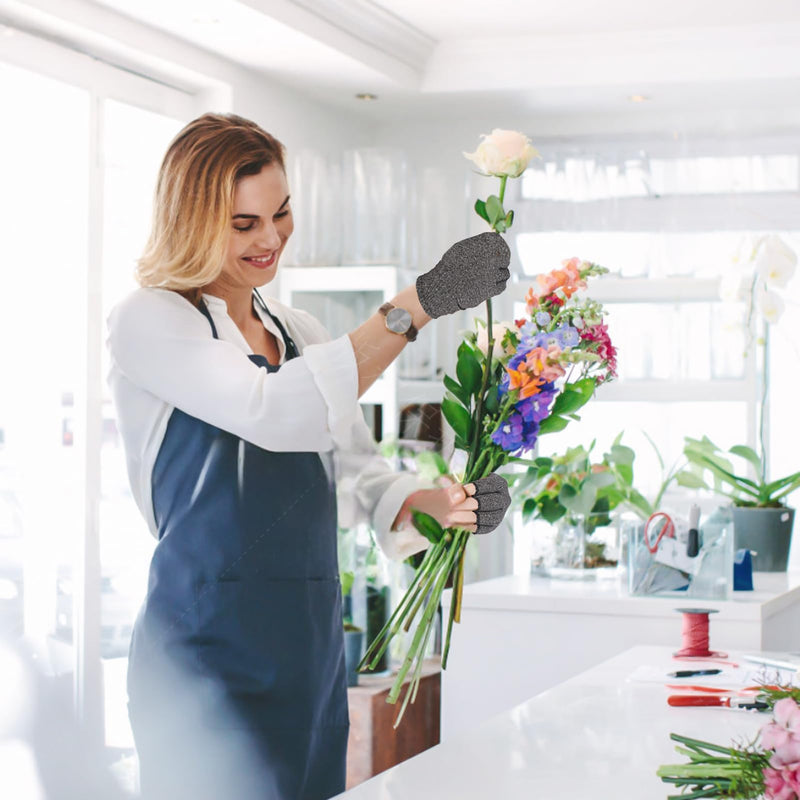 5 Pairs Arthritis Gloves for Women and Men, Pain Relief Compression Gloves Women,Fingerless Breathable Design M(2.8-3.5Inch)