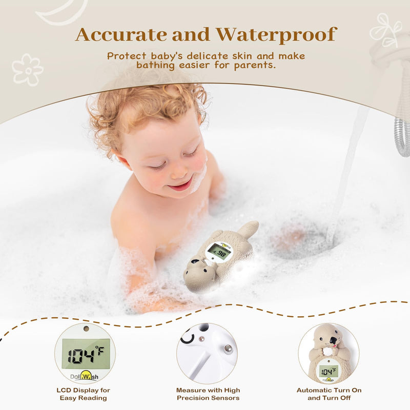 [Australia] - Baby Bath Thermometer for Infants Digtal Baby Water Thermometer for Bathtub Temperature Measure,Safty Kids Bath Floating Toy 