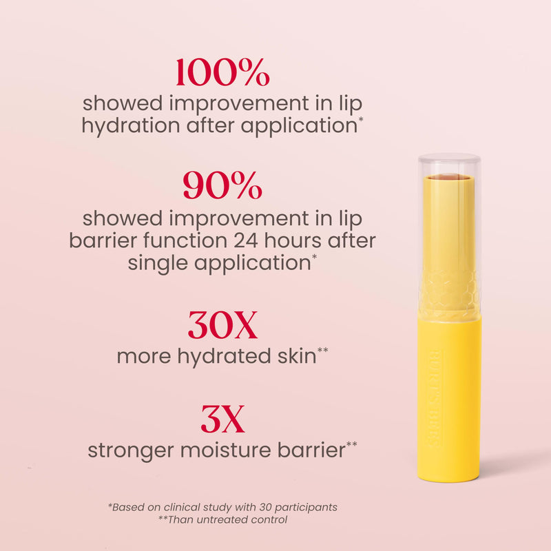 Burt's Bees Boosted Lip Balm Sheer Plus; Vitamin Lip Balm, Nourishing Vitamin C, E, and F Core; 24 Hour Moisture; Tint Free, Semi Glossy Finish; 100% Natural Origin; 1 Tube; 0.16 Oz. (Pack of 2) 1 Count (Pack of 2)