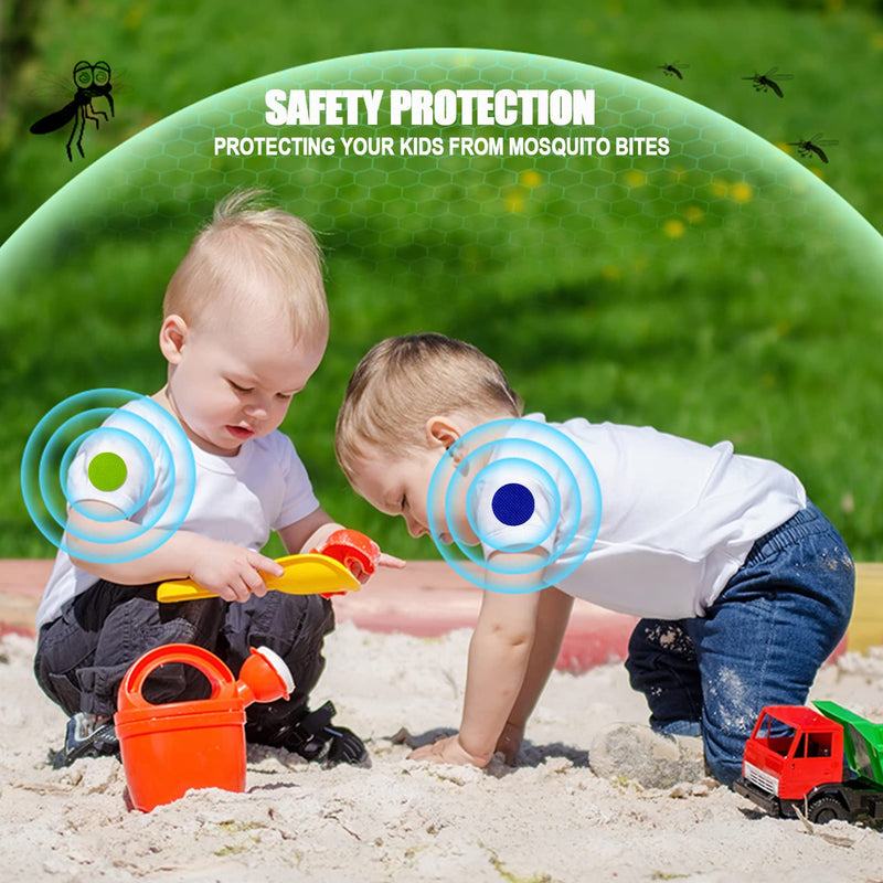 [Australia] - Mosquito Repellent Stickers 300 Pcs, Mosquito Patches with 3 Pack Individually Wrapped Mosquito Repellent Bracelets Bands for Kids and Adults 